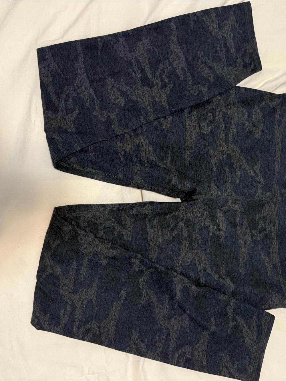 Vuori Navy Heathered Camouflage Leggings